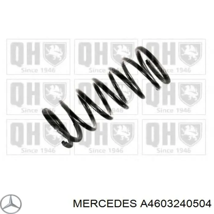 Пружина задня Mercedes A4603240504 ціна, від 104.64 USD