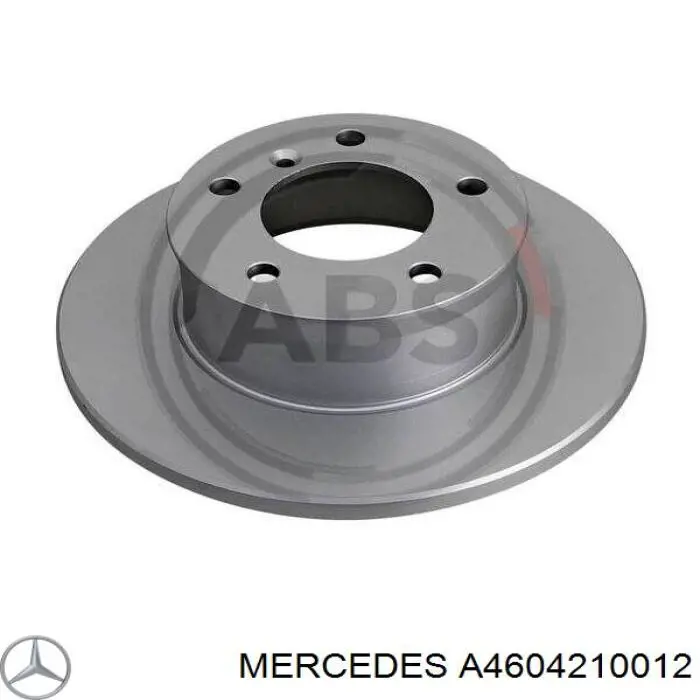 A4604210012 Mercedes Гальмо дискове переднє