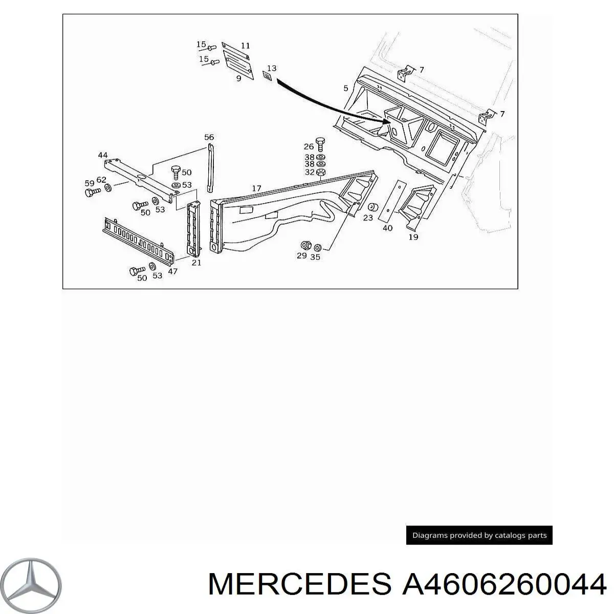  Mercedes A4606260044 ціна, від 6.75 USD
