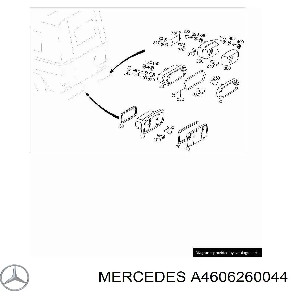 A4606260044 Mercedes 