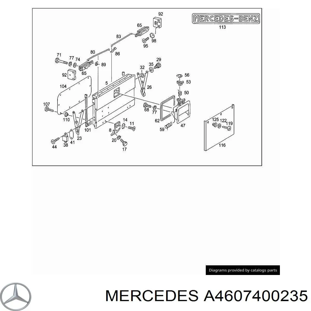 A4607400235 Mercedes 