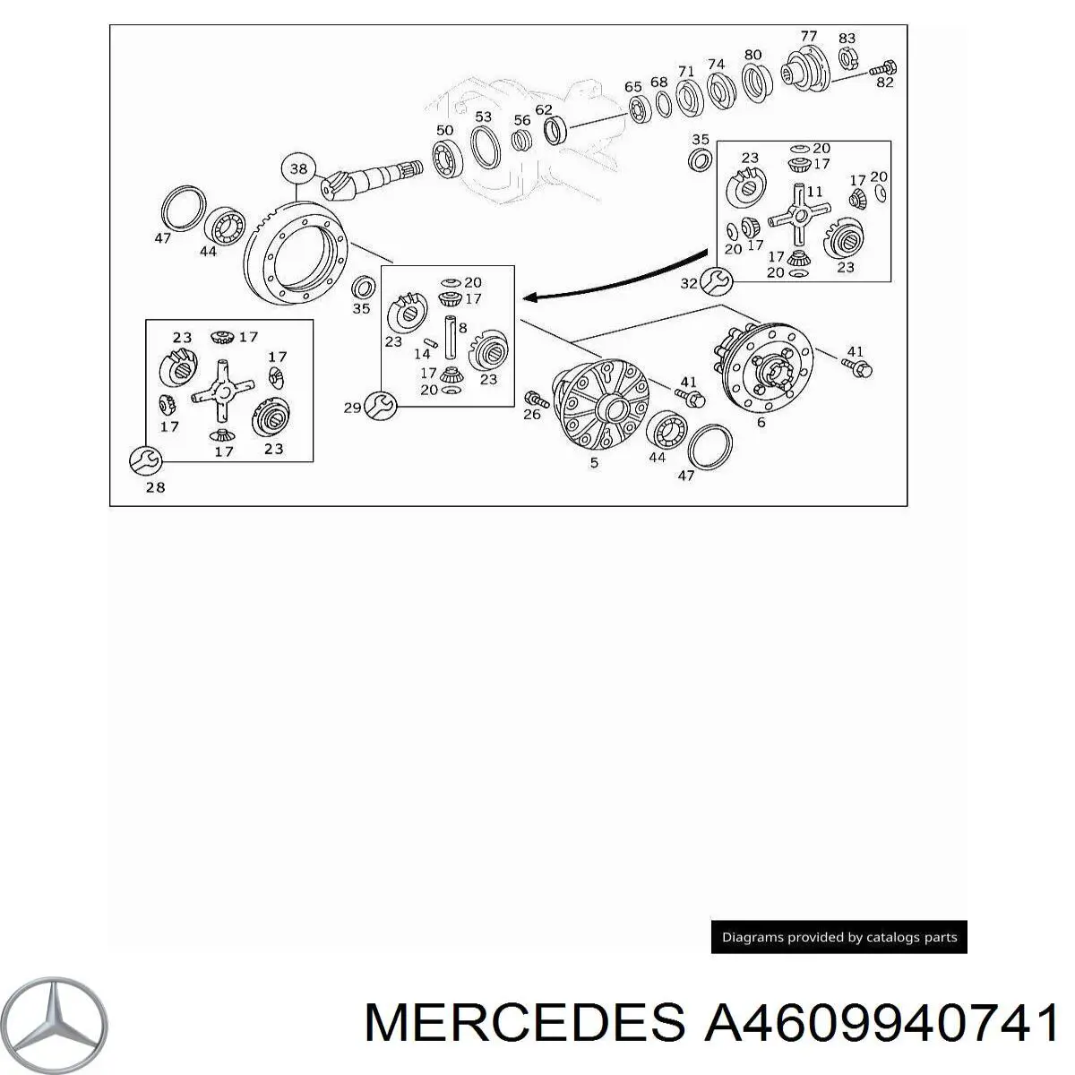  Mercedes A012994244164 ціна, від 25.87 USD