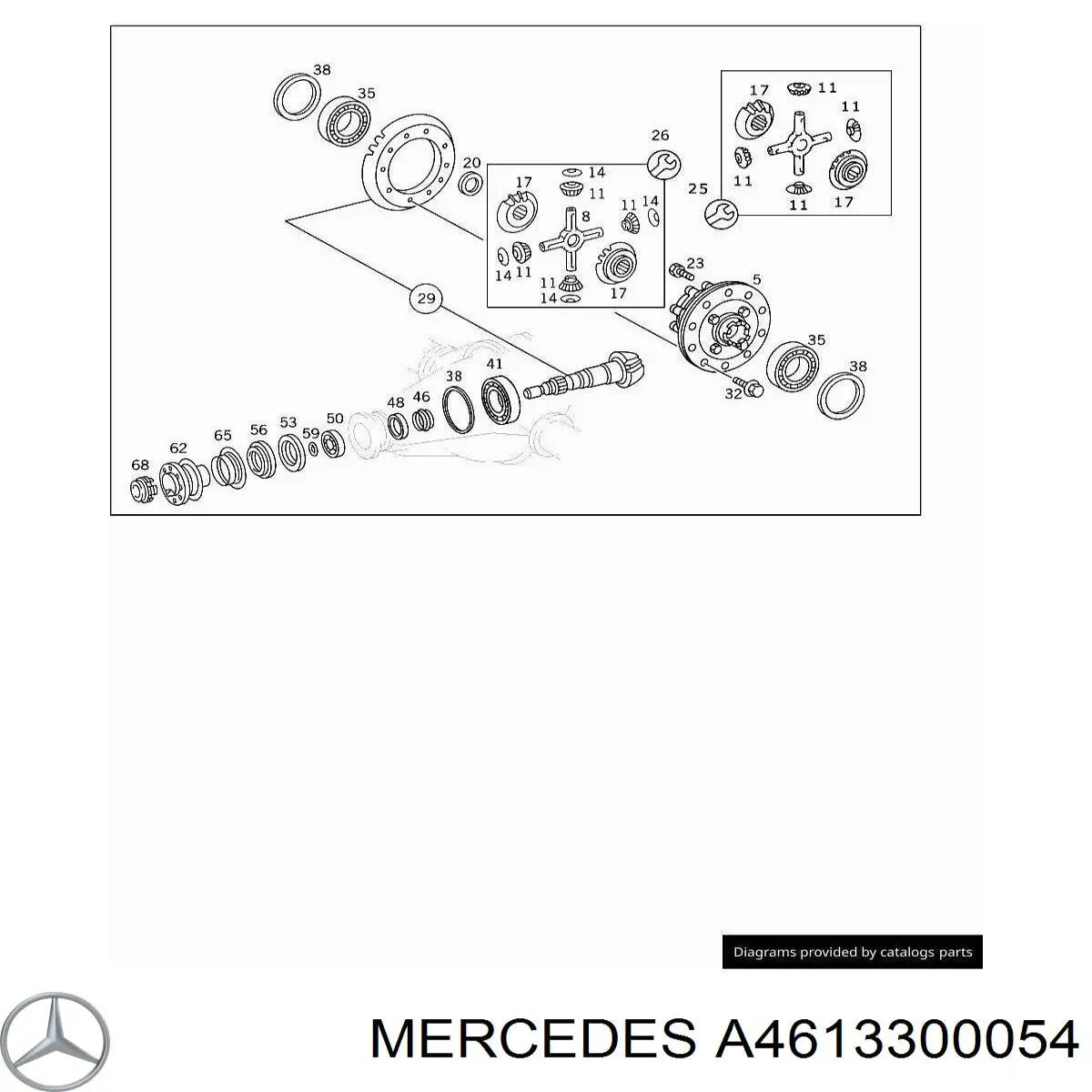  Mercedes A4613300054 ціна, від 380.00 USD