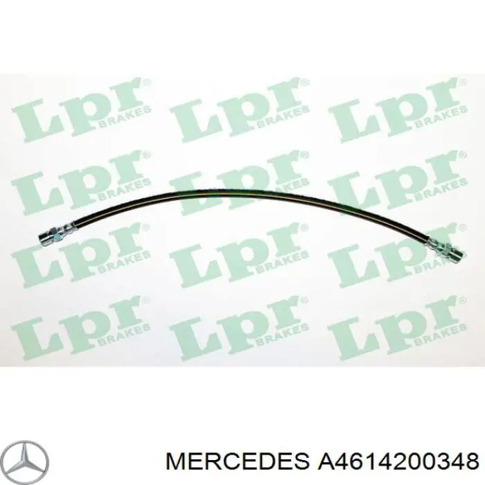 Шланг гальмівний передній Mercedes A4614200348 ціна, від 6.70 USD