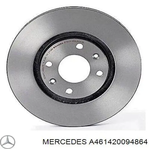 A461420094864 Mercedes Гнучка гальмівна трубка передня