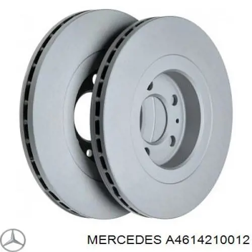 Диск переднього гальма Mercedes A4614210012 ціна, від 52.15 USD