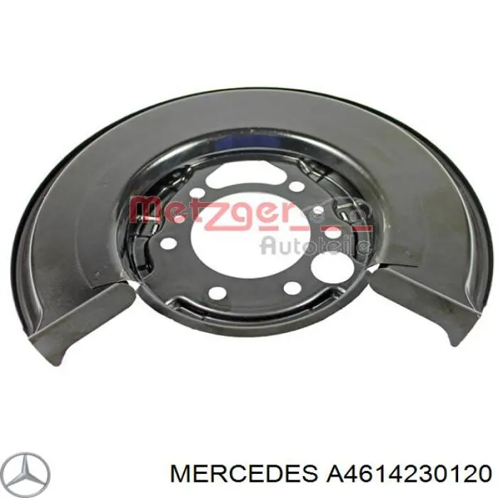 Купити A4614230120 Mercedes Захист гальмівного диска заднього, лівого