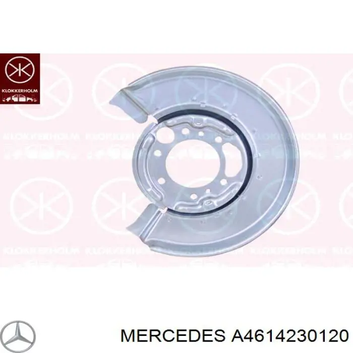 Захист гальмівного диска заднього, лівого Mercedes A4614230120 ціна, від 15.11 USD