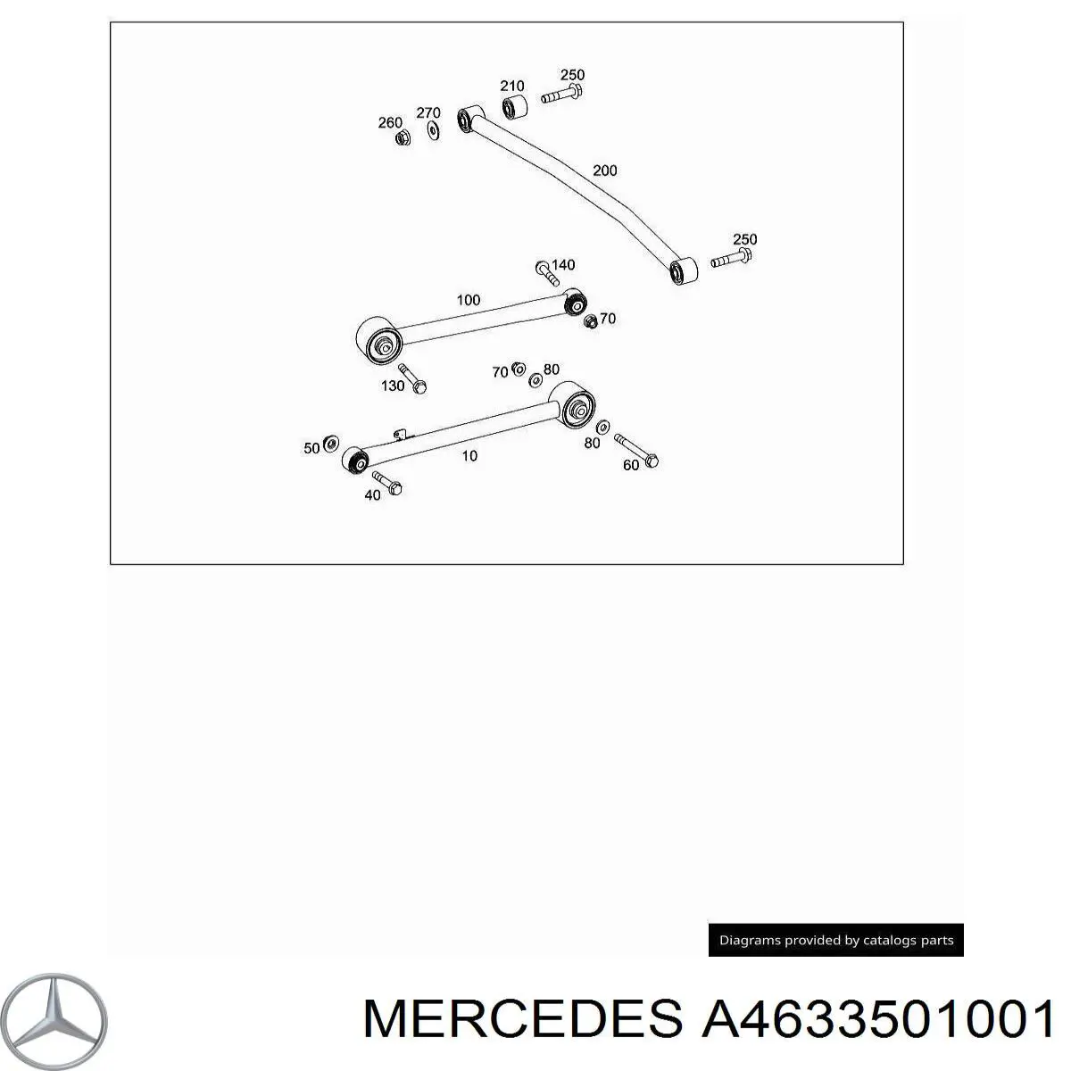  Mercedes A4633501001 ціна, від 441.09 USD