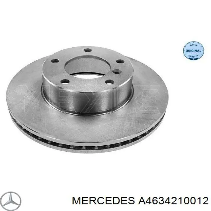 A4634210012 Mercedes Гальмо дискове переднє