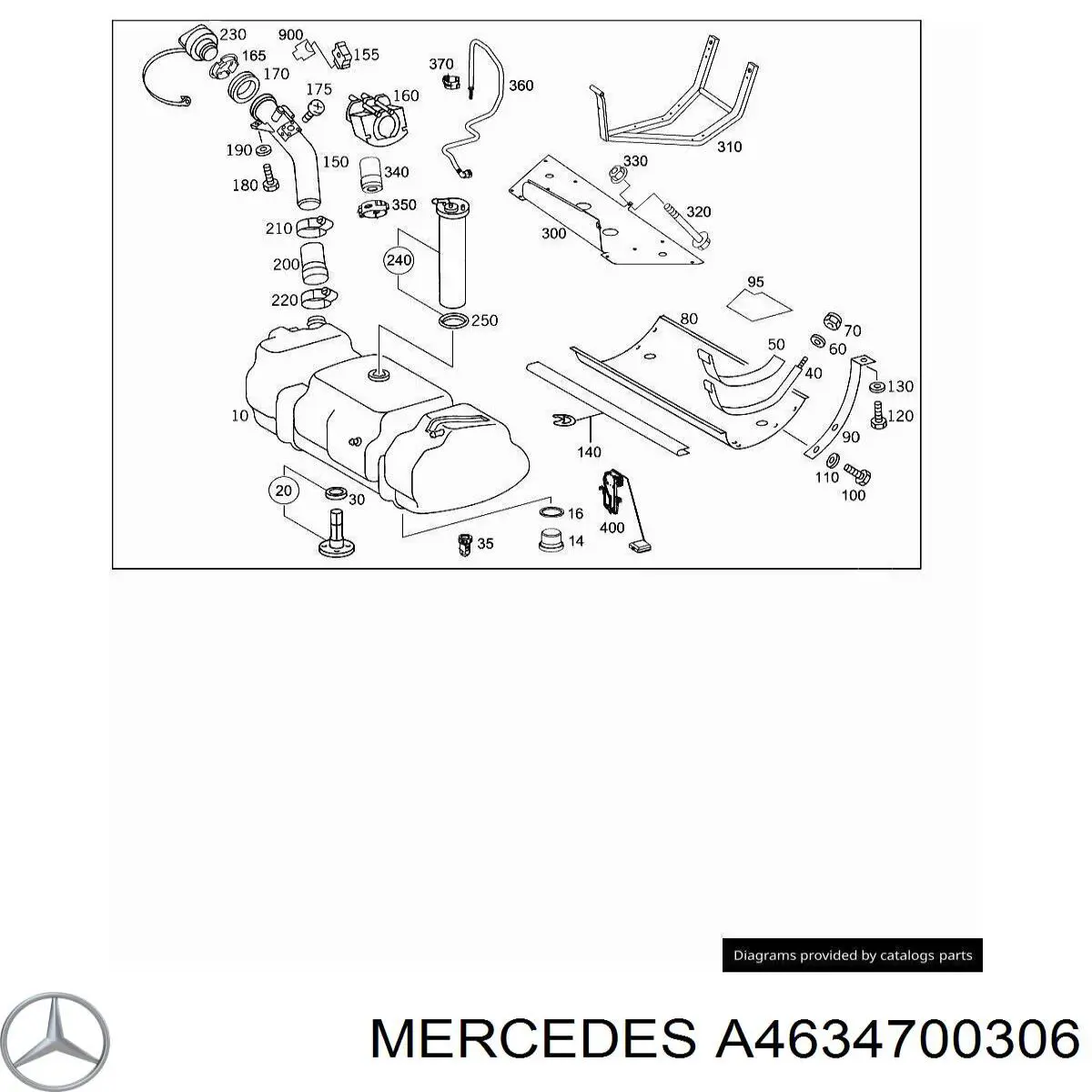 4634700306 Mercedes фільтр паливний