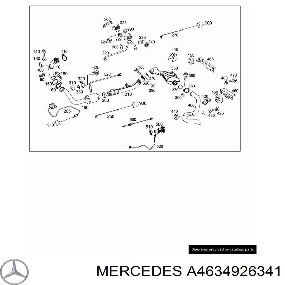  Mercedes A4634926341 ціна, від 28.00 USD