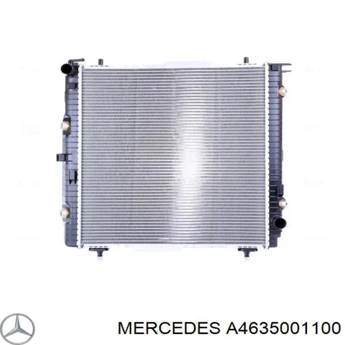 Купити A4635001100 Mercedes Радіатор двигуна