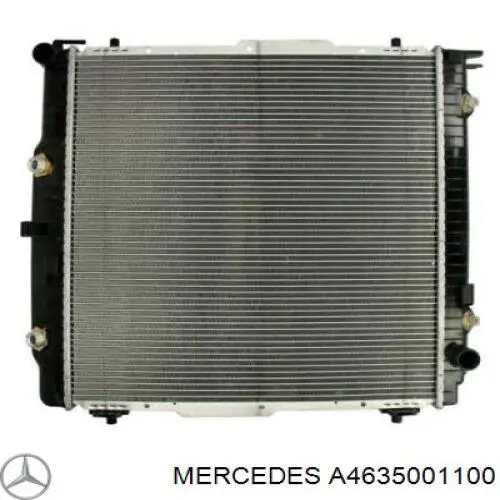 A4635001100 Mercedes радіатор охолодження двигуна