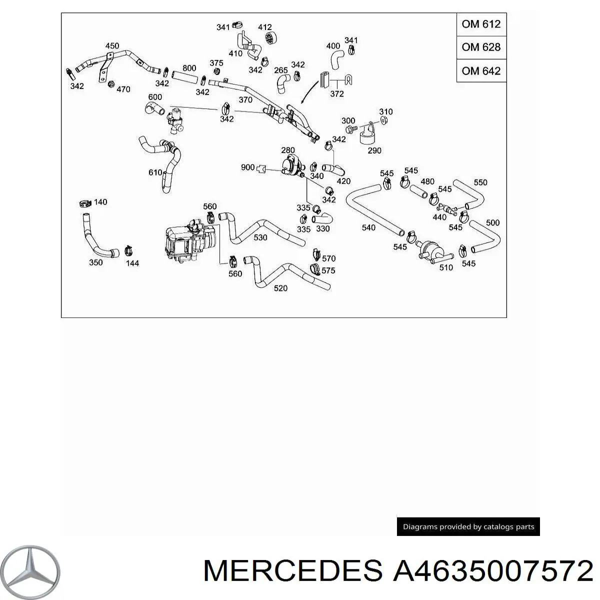 A4635007572 Mercedes 