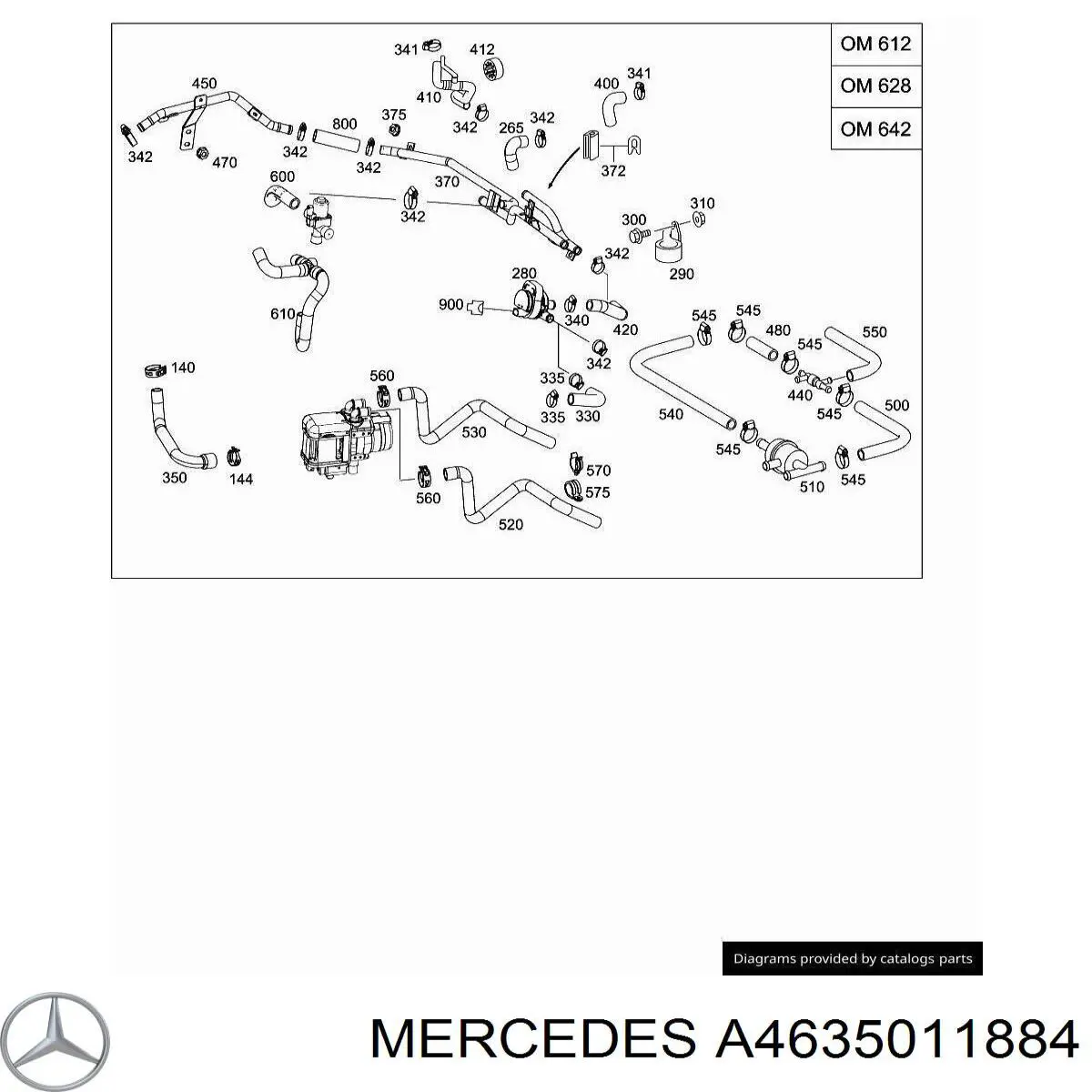 A4635011884 Mercedes 