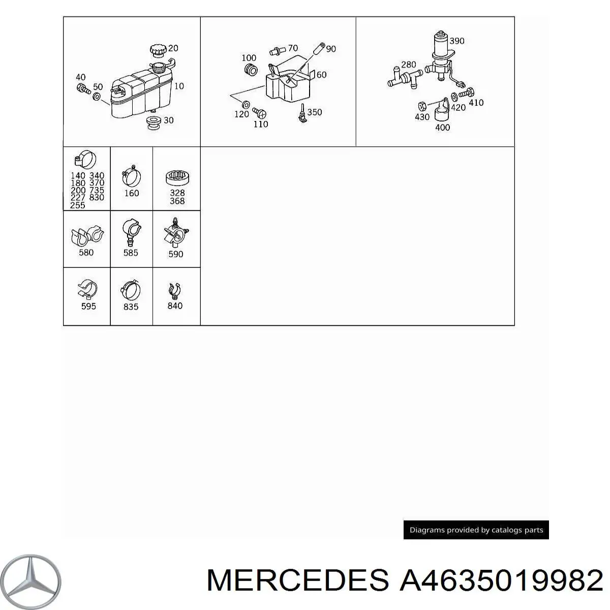 Купити A4635019982 Mercedes 