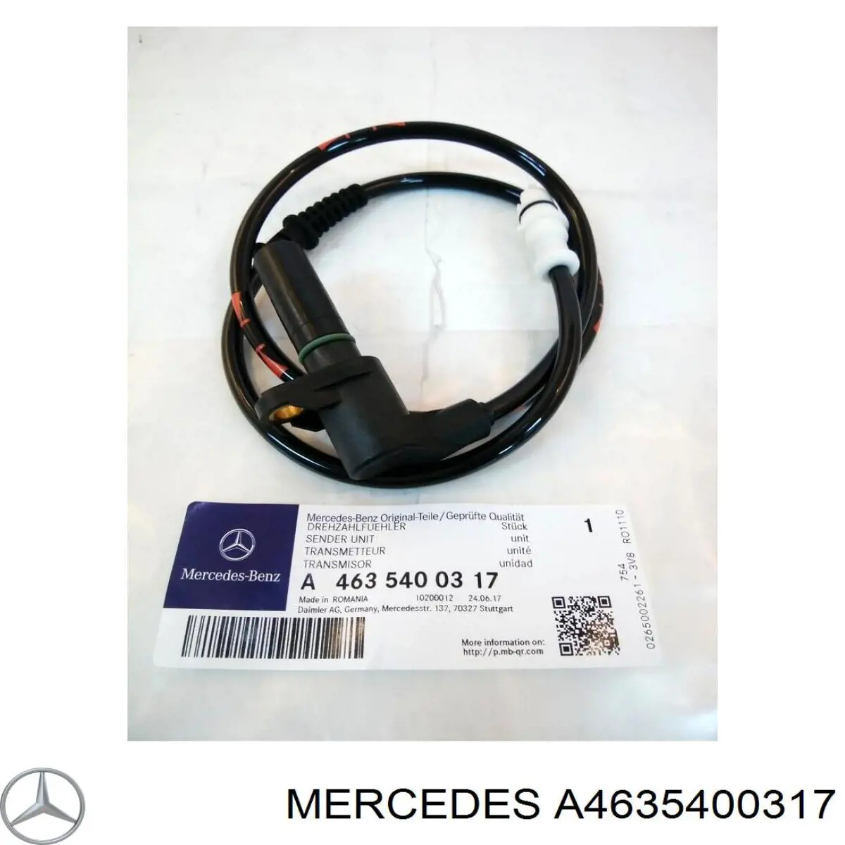 Купити A4635400817 Mercedes Датчик АБС (ABS) передній