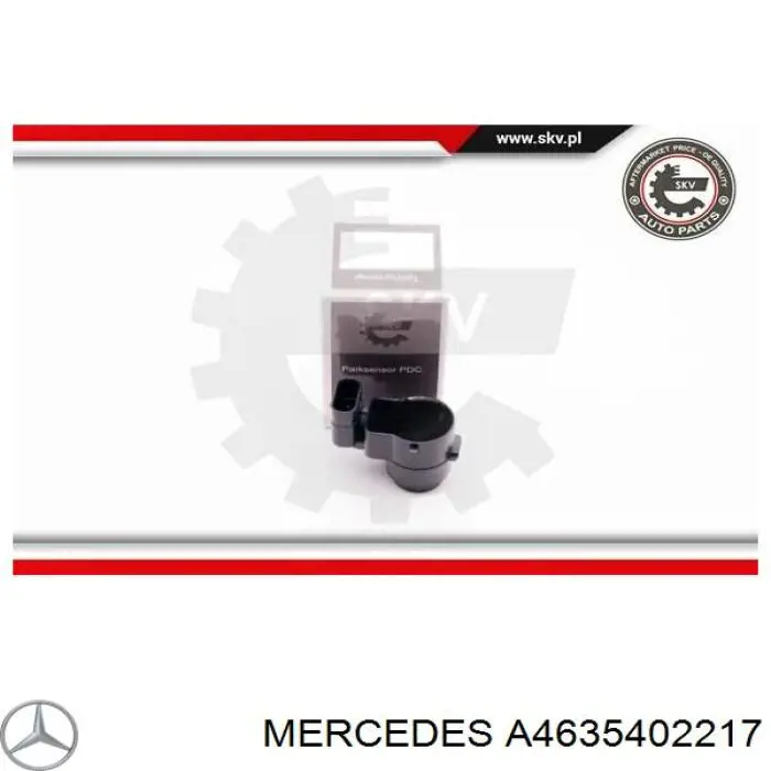 Купити A4635402217 Mercedes Датчик сигналізації паркування (парктронік), задній