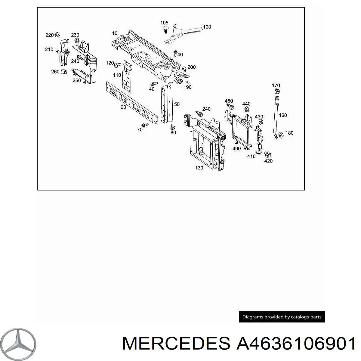 Купити A4636106901 Mercedes 