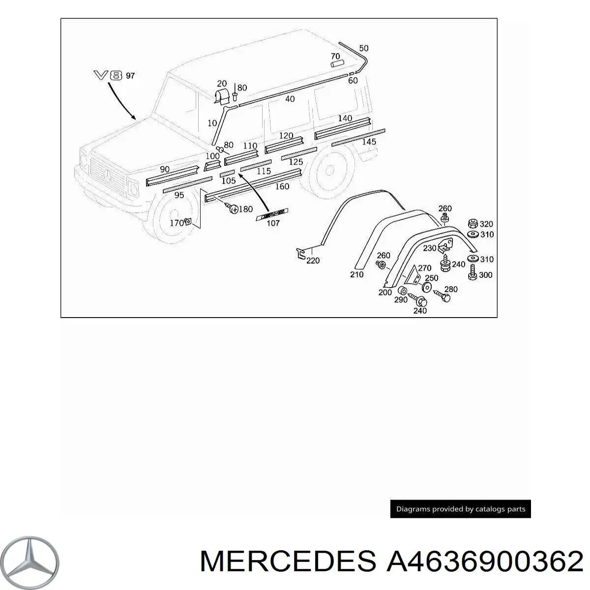 Купити A4636900362 Mercedes 
