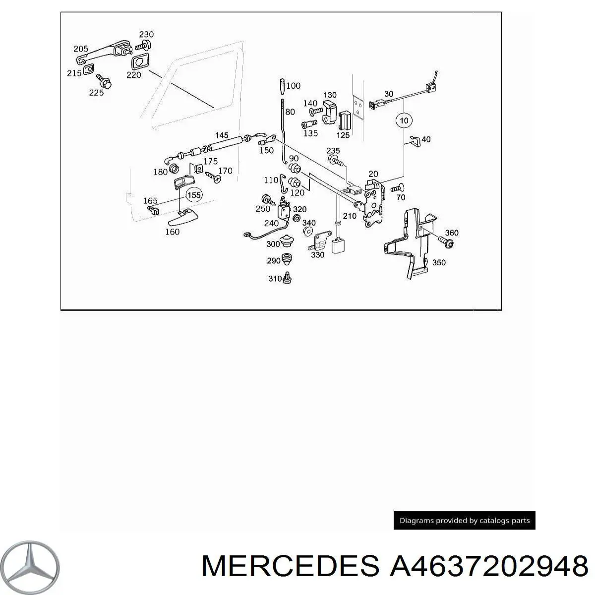  Mercedes A4637202948 ціна, від 39.60 USD