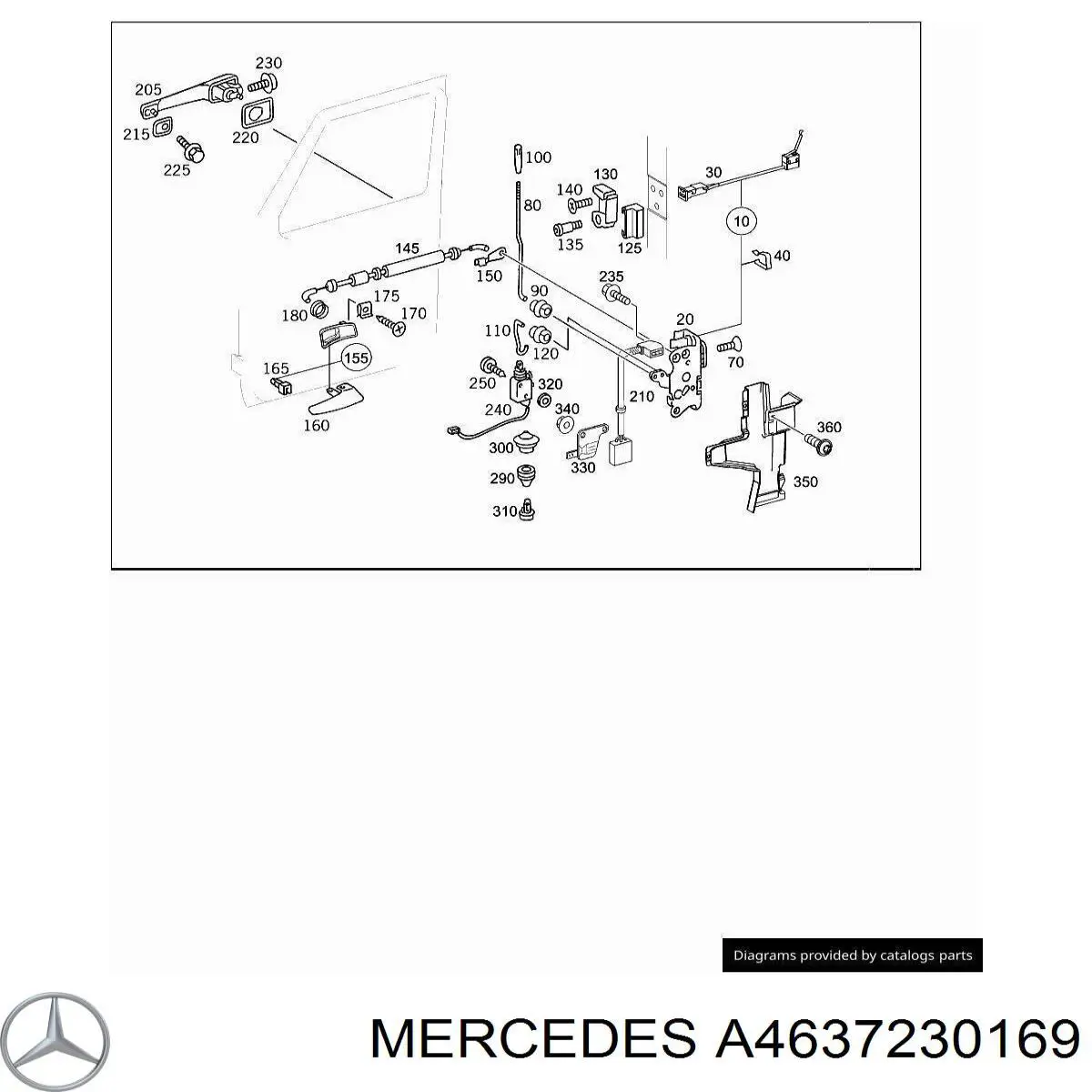  Mercedes A4637230169 ціна, від 50.67 USD