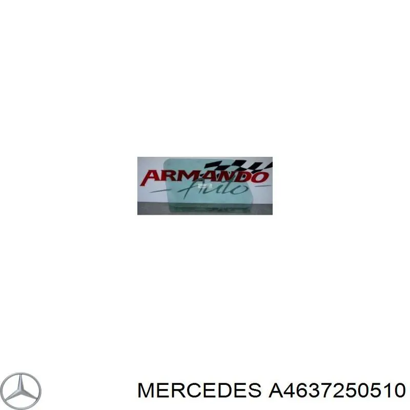 A4637250510 Mercedes Скло передніх дверей, лівою