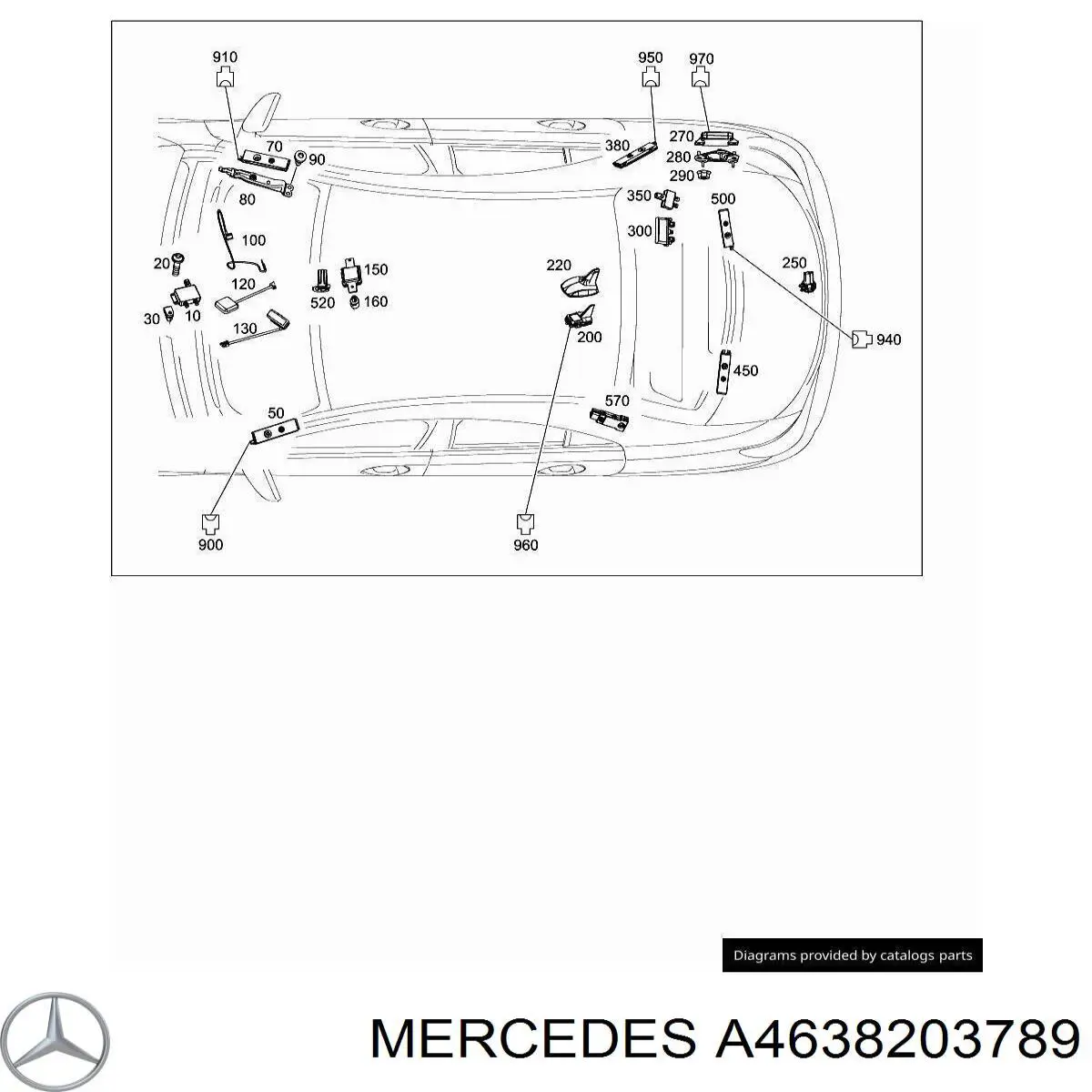 A4638203789 Mercedes 