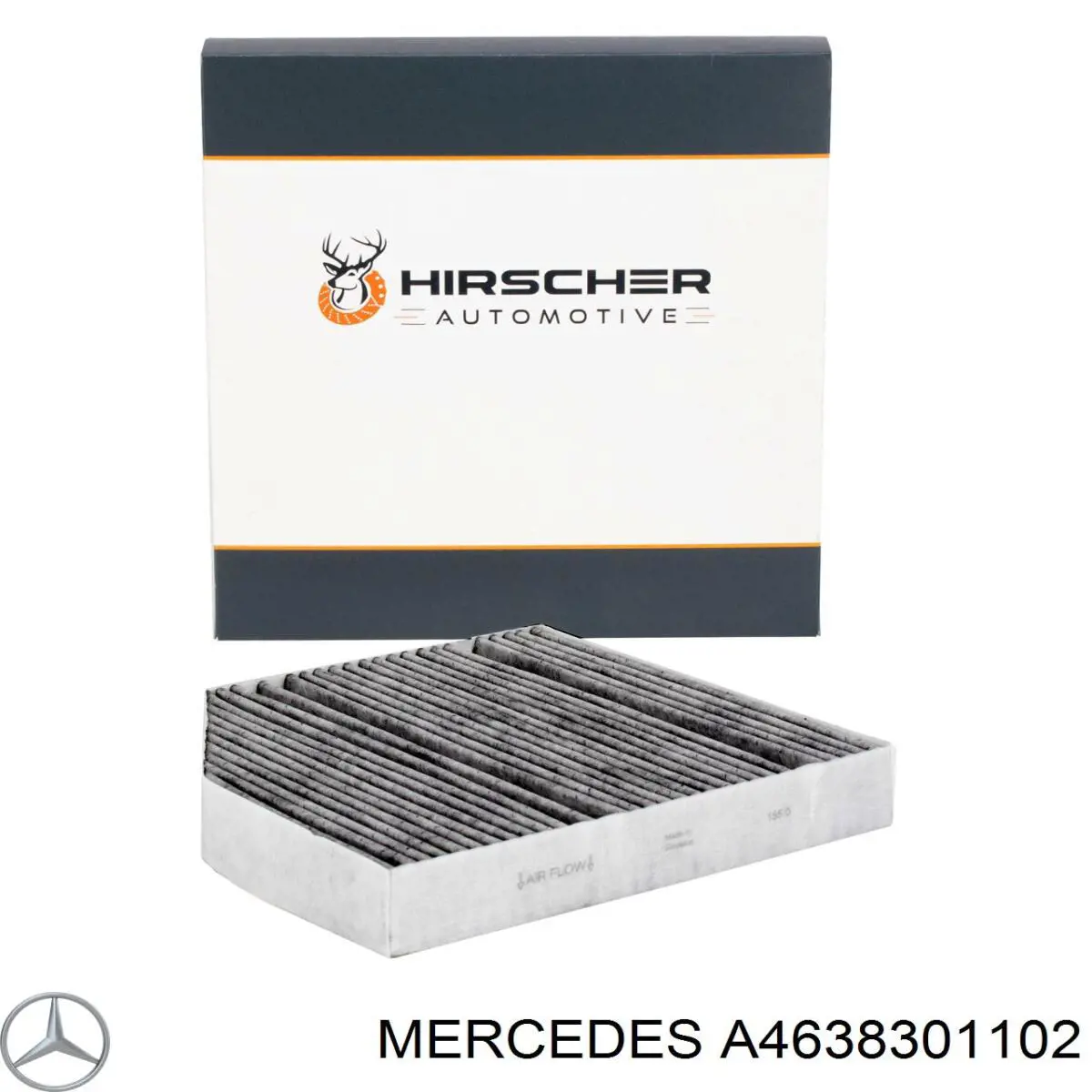 Купити A4638301102 Mercedes Фільтр салону вугільний