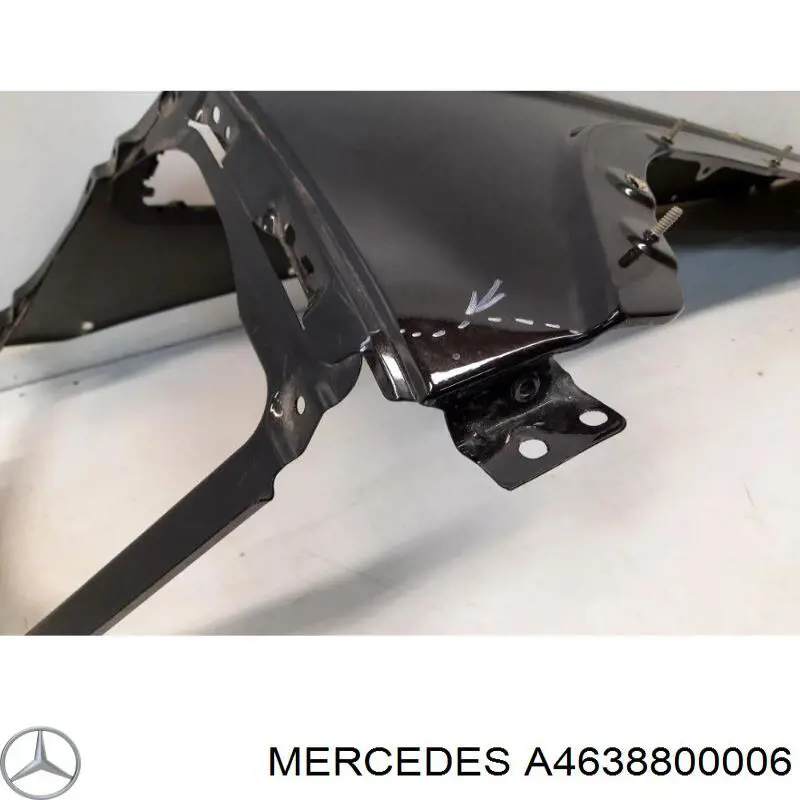 Крило переднє ліве A4638800006 Mercedes
