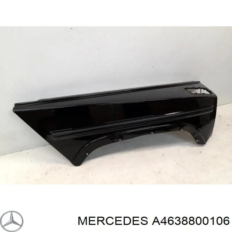 Крило переднє праве Mercedes A4638800106 ціна, від 5641.62 USD
