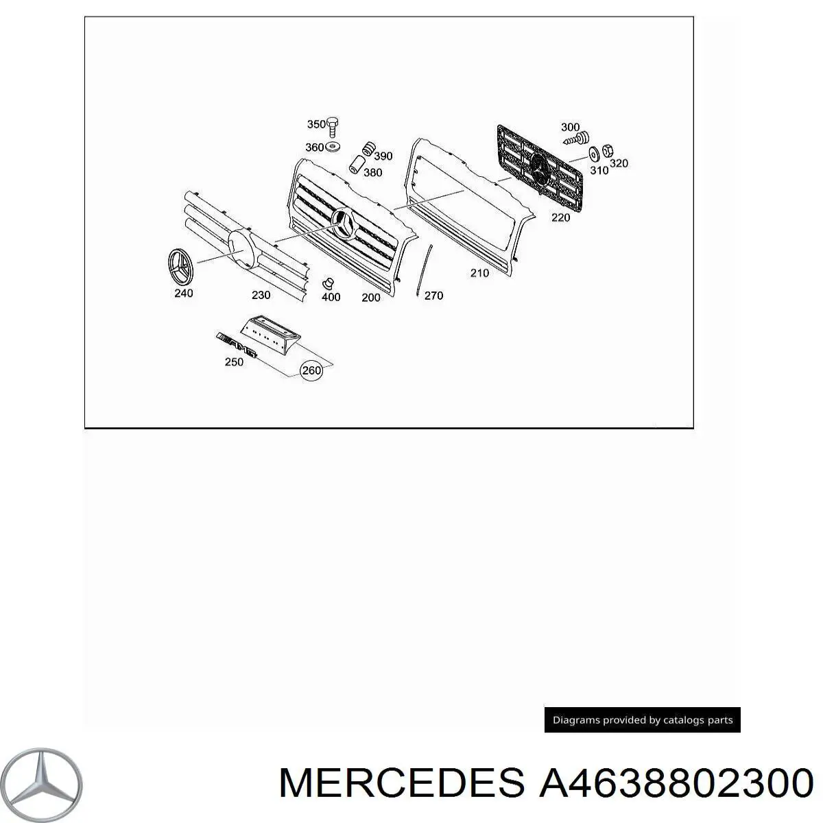 Купити A4638802300 Mercedes 