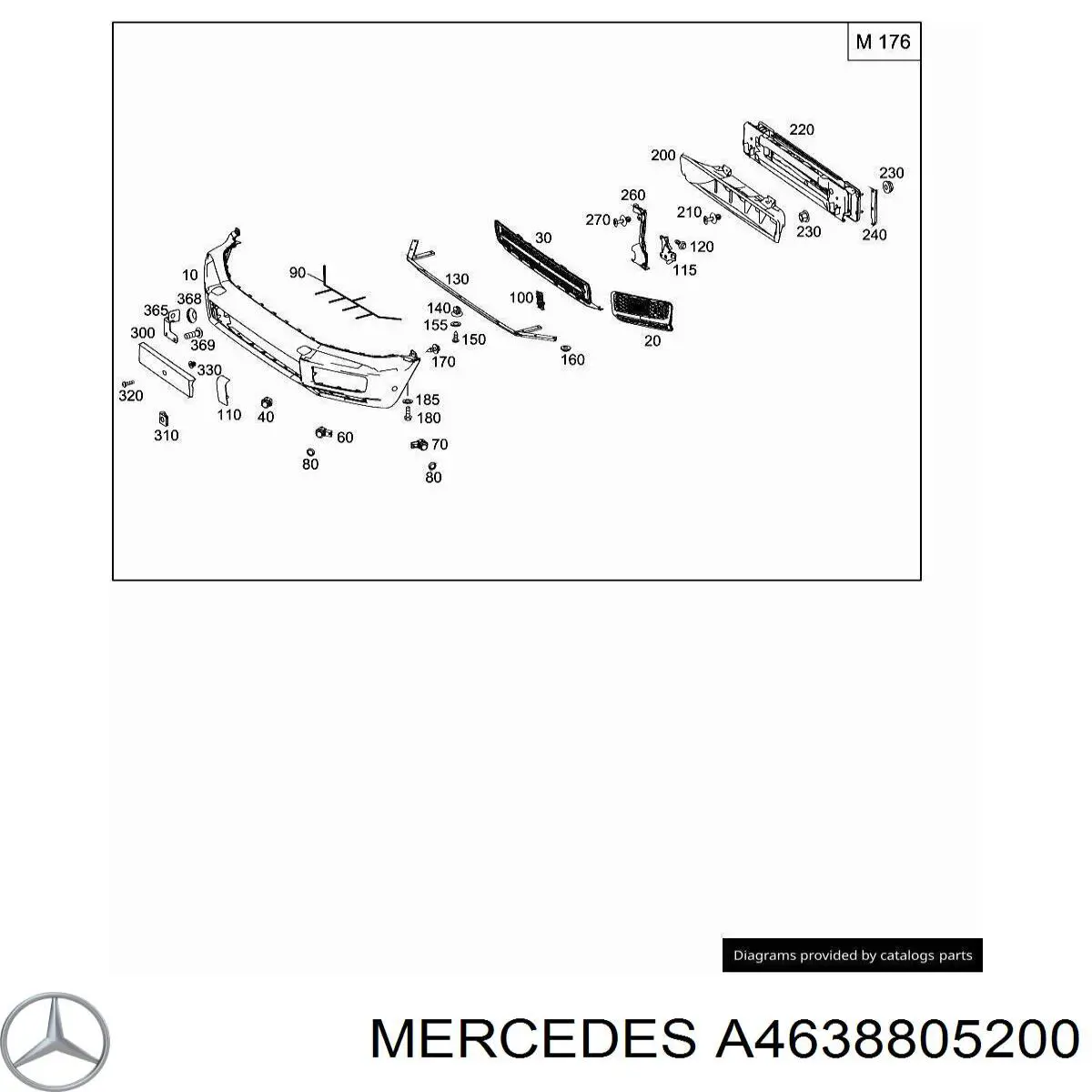Купити A4638805200 Mercedes 