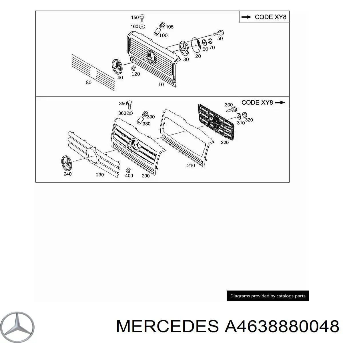  Mercedes A4638880048 ціна, від 36.32 USD