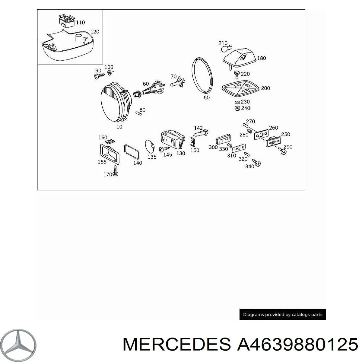  Mercedes A0009880625 ціна, від 6.23 USD