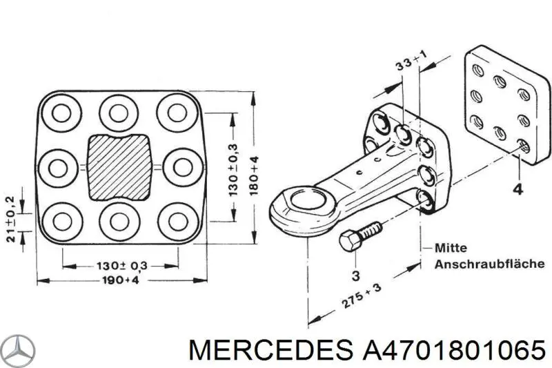  Mercedes A4701801065 ціна, від 232.27 USD