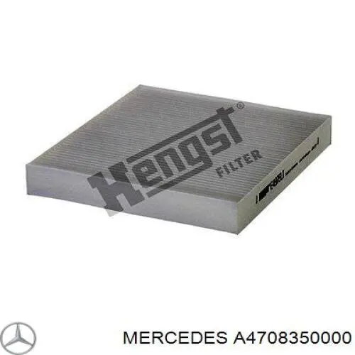 A4708350000 Mercedes Внутрішньосалонний фільтр
