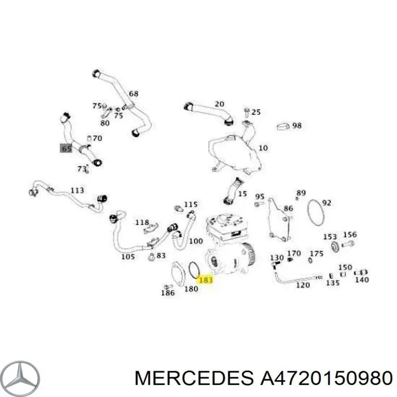  Mercedes A4720150980 ціна, від 3.18 USD