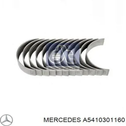 Вкладиші колінвала, шатунні, комплект, 2-й ремонт (+0,50) на Mercedes Truck Actros 