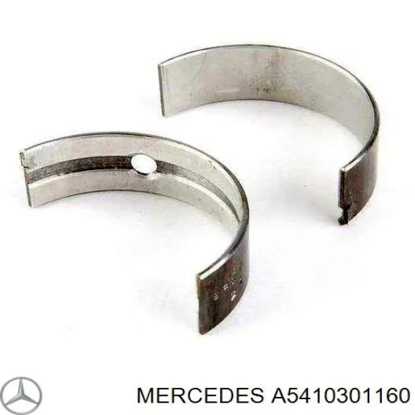 A5410301160 Mercedes Вкладиші коленвала, шатунні, комплект, 2-й ремонт (+0,50)