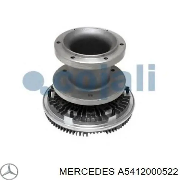 A5412000522 Mercedes вискомуфта, вязкостная муфта вентилятора охолодження