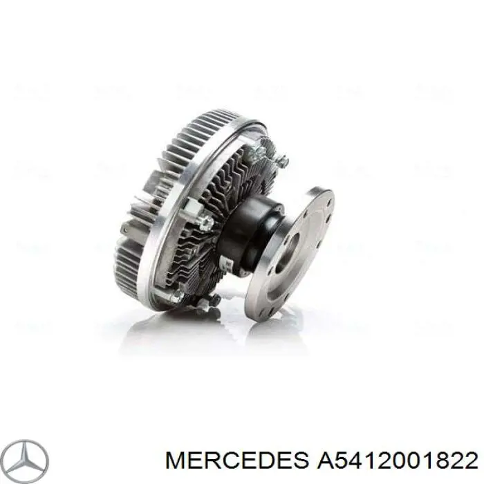 Вискомуфта вентилятора A5412001822 Mercedes