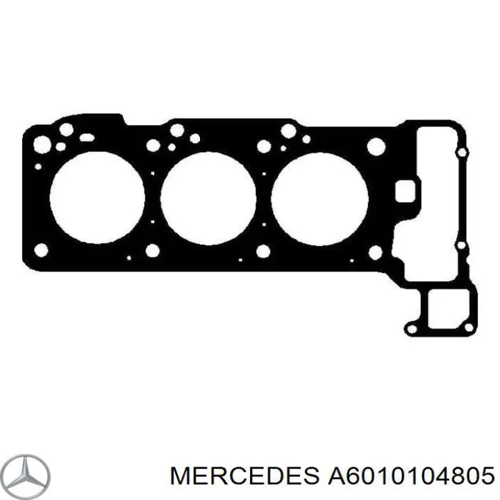 Комплект прокладок двигуна, нижній A6010104805 Mercedes