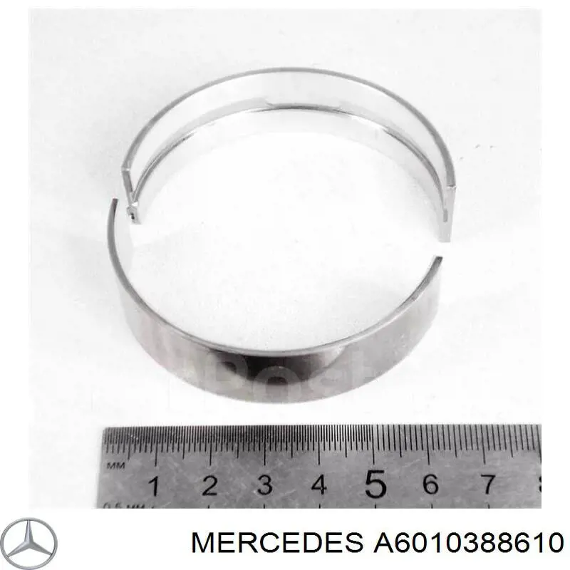 A6010388610 Mercedes Вкладиші коленвала, шатунні, комплект, 1-й ремонт (+0,25)