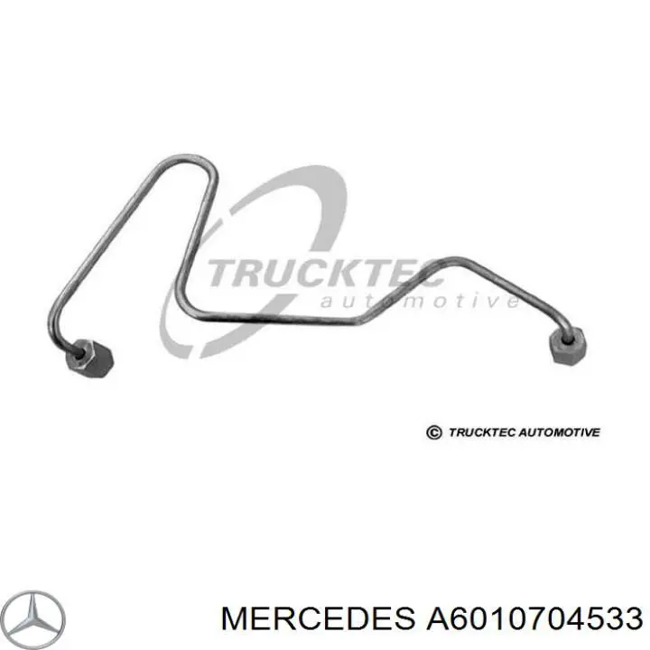 Купити A6010704533 Mercedes Трубка паливна форсунки 1-го циліндру