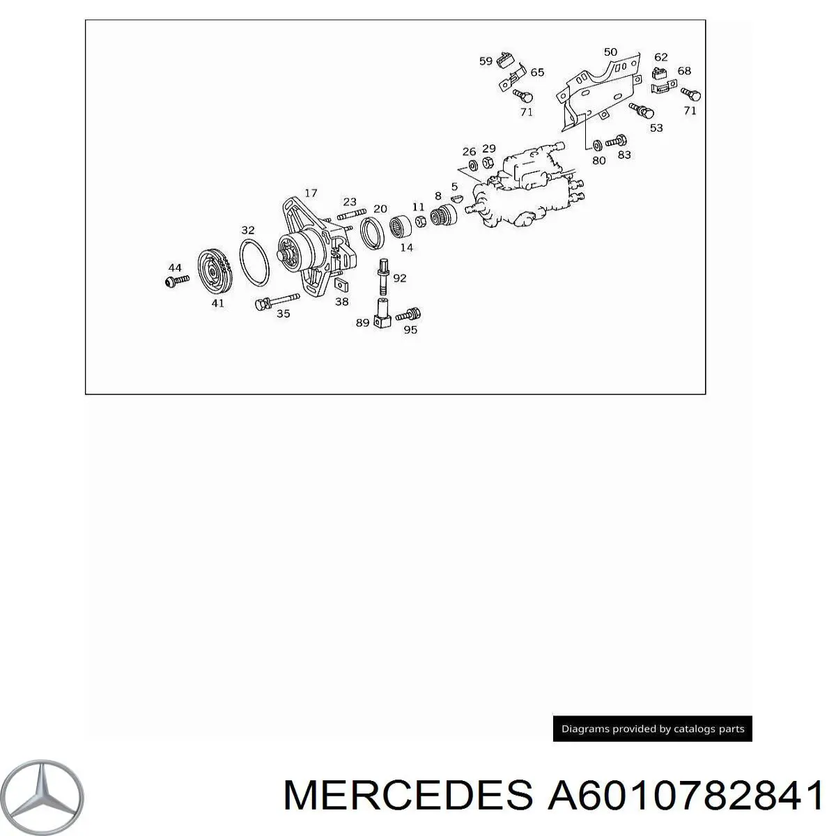 Купити A6010782841 Mercedes Тримач форсунки дизельної