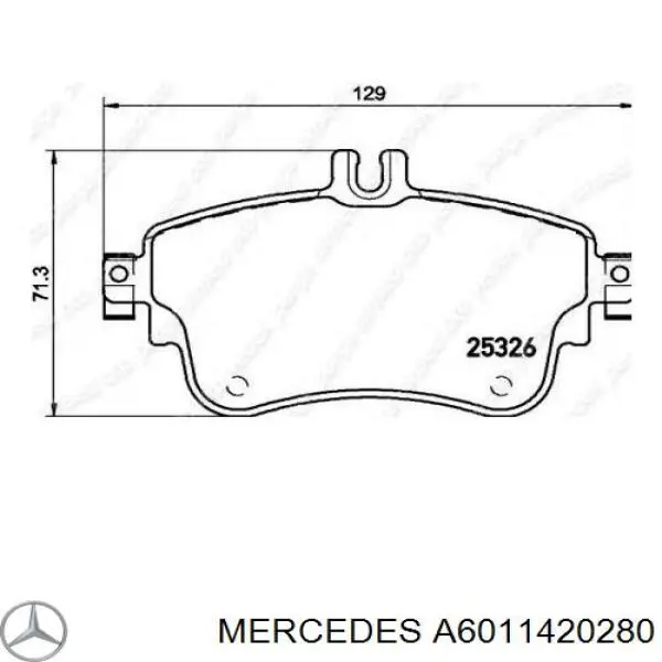 A6011420280 Mercedes прокладка випускного колектора