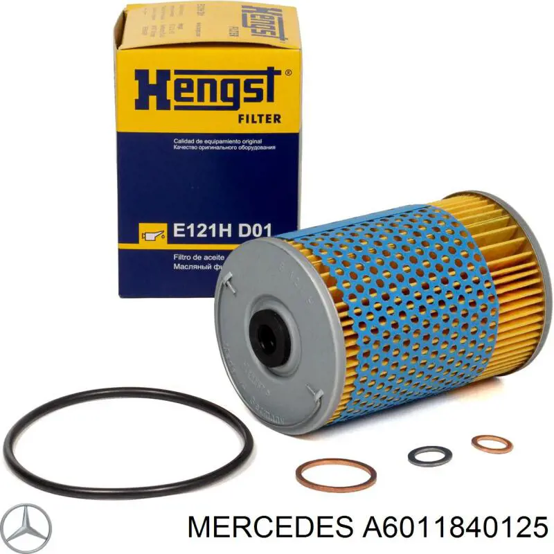 Масляний фільтр двигуна Mercedes A6011840125 ціна, від 6.71 USD