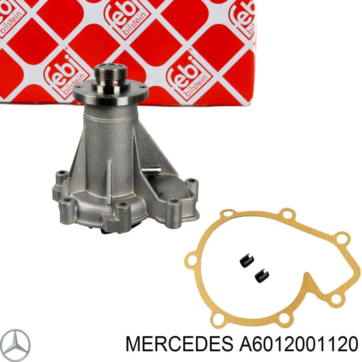Помпа охолодження Mercedes A6012001120 ціна, від 40.61 USD